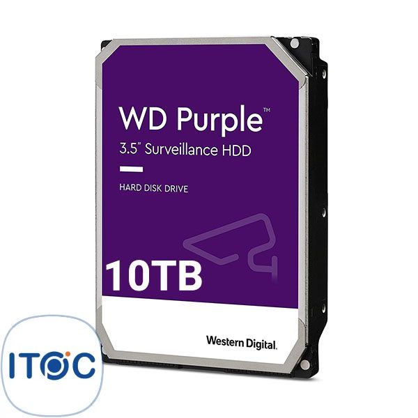 هارد اینترنال وسترن دیجیتال مدل PURPLE 10TB
