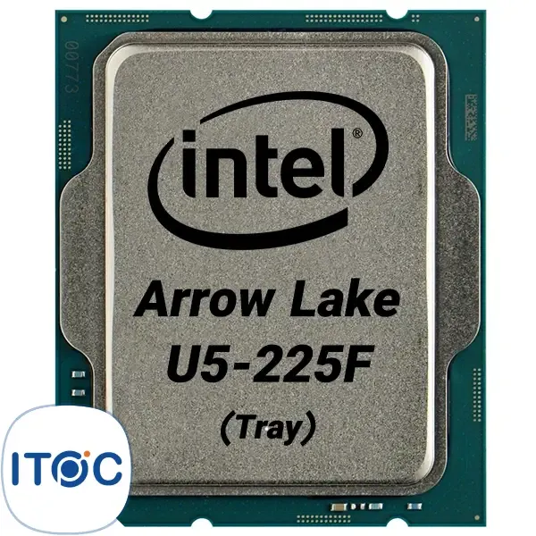 پردازنده اینتل Core Ultra 5-225F Puld بدون باکس
