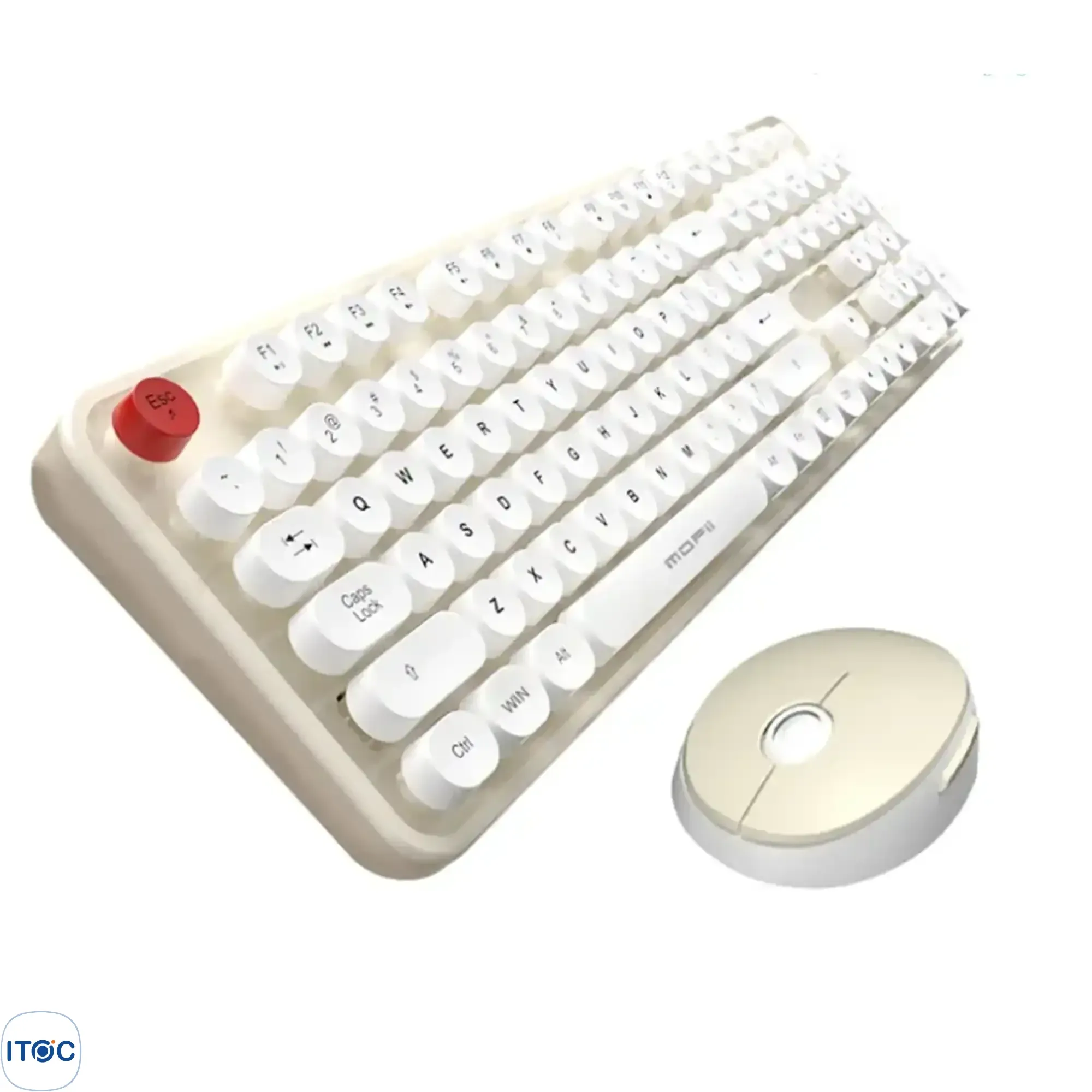 کیبورد و ماوس بیسیم مافی Sweet Pure Beige