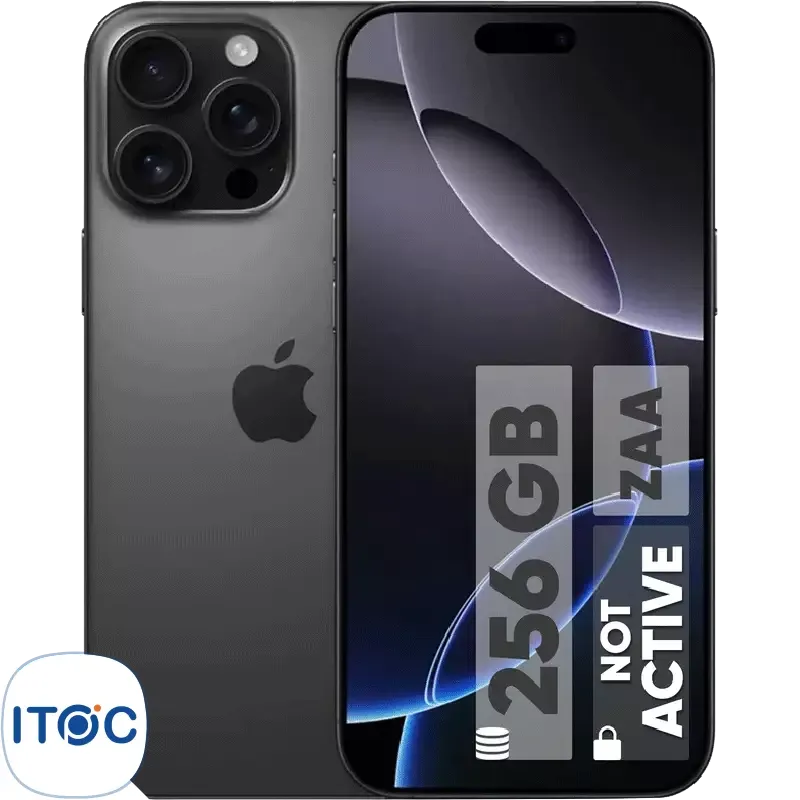 گوشی موبایل اپل مدل iphone 16 pro max not active دو سیم کارت ظرفیت 256 رم 8 گیگابایت - پارت نامبر ZAA